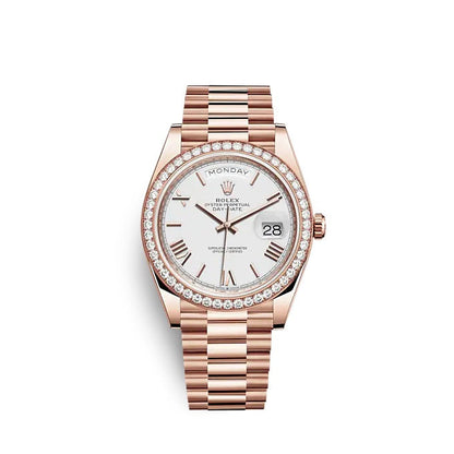 Day-Date 40 Everose gold Ref# 228345RBR-0012