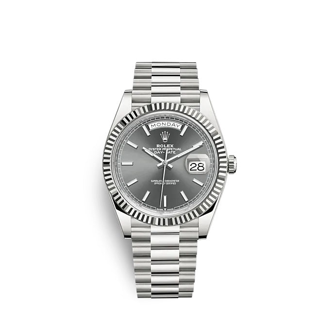 Day-Date 40 White gold Ref# 228239-0060