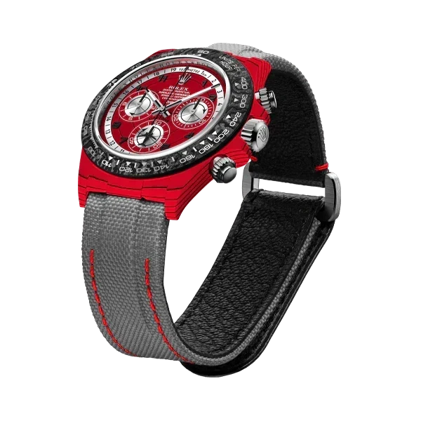 DW Daytona avia red 40mm oyster red quartz