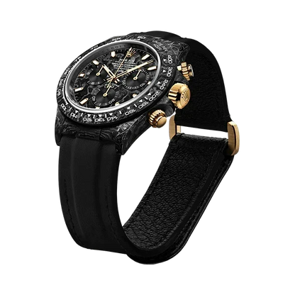 DW Daytona black &amp; gold 40mm oyster carbon