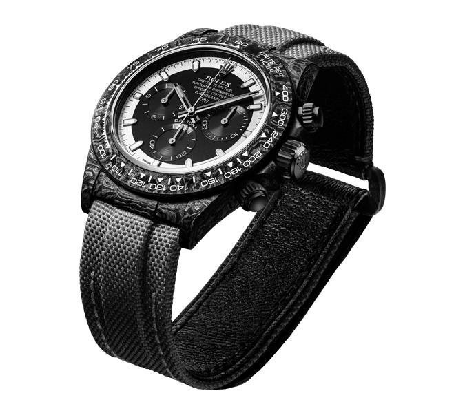 DW Daytona carbon cream invert 40mm oyster black