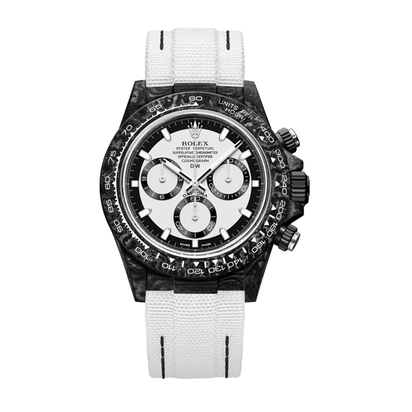 DW Daytona carbon cream v2 40mm oyster black