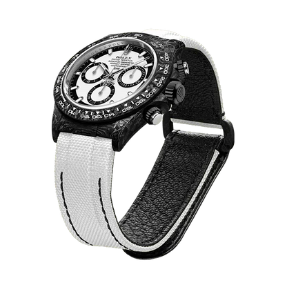 DW Daytona carbon cream v2 40mm oyster black