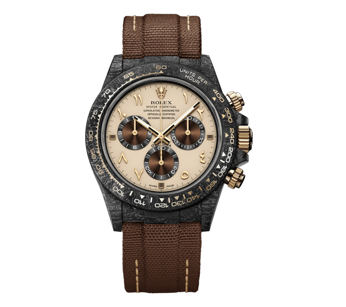 DW Daytona carbon desert eagle arabic 40mm oyster black