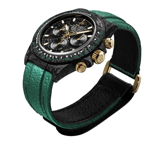 DW Daytona carbon emerald 40mm oyster carbon