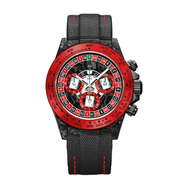 DW Daytona carbon lucky player 2 (casino v.2) 40mm oyster black