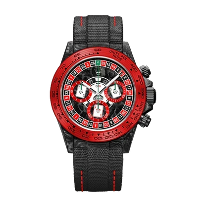 DW Daytona carbon lucky player 2 (casino v.2) 40mm oyster black