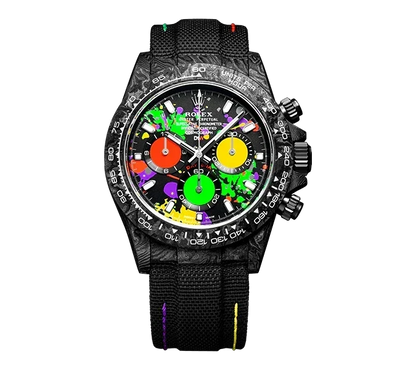 DW Daytona carbon motley 40mm oyster black