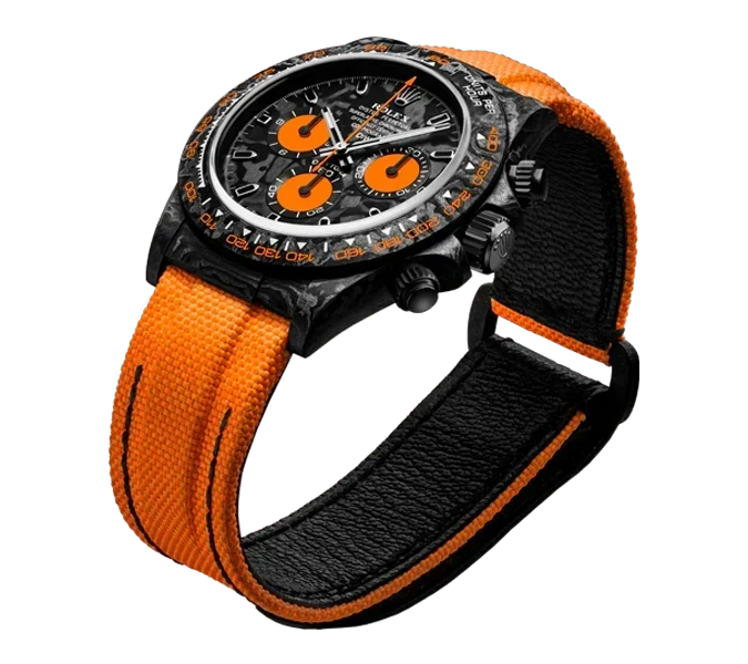 DW Daytona carbon orange edition 40mm oyster black