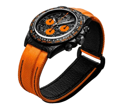 DW Daytona carbon orange edition 40mm oyster black