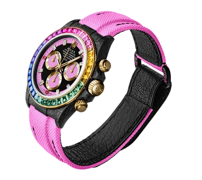 DW Daytona carbon rainbow pink 40mm carbon