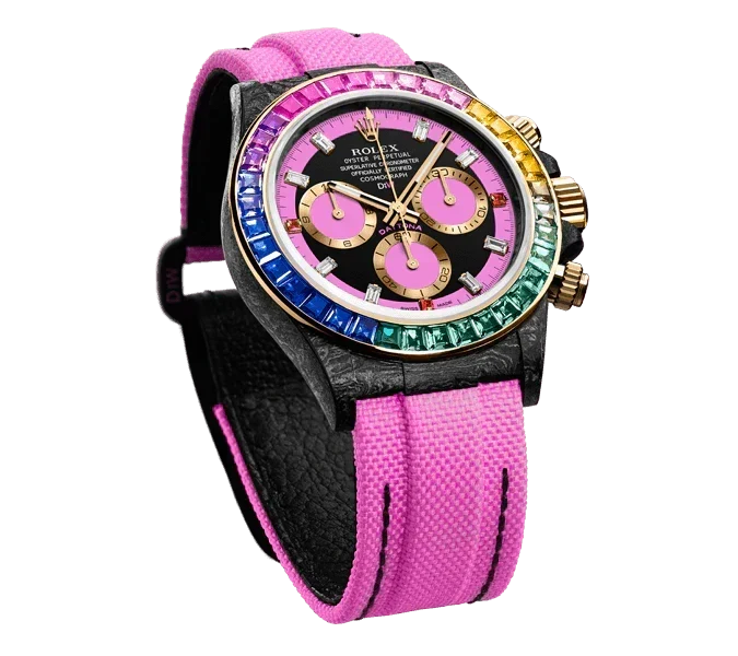 DW Daytona carbon rainbow pink 40mm carbon