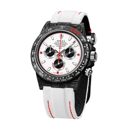 DW Daytona carbon speedster white 40mm oyster black