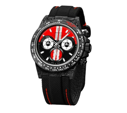 DW Daytona gt red 40mm oyster black