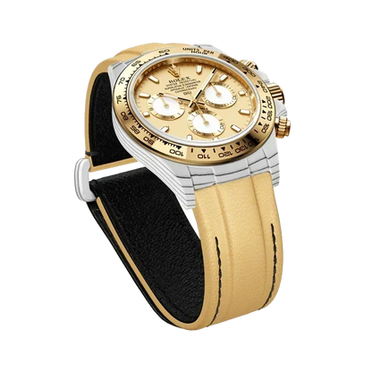 DW Daytona quartz fiber golden essence 40mm oyster black