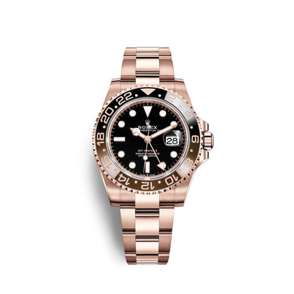 GMT-Master II Rootbeer, 18k Everose gold, 40mm, Ref# 126715chnr-0001
