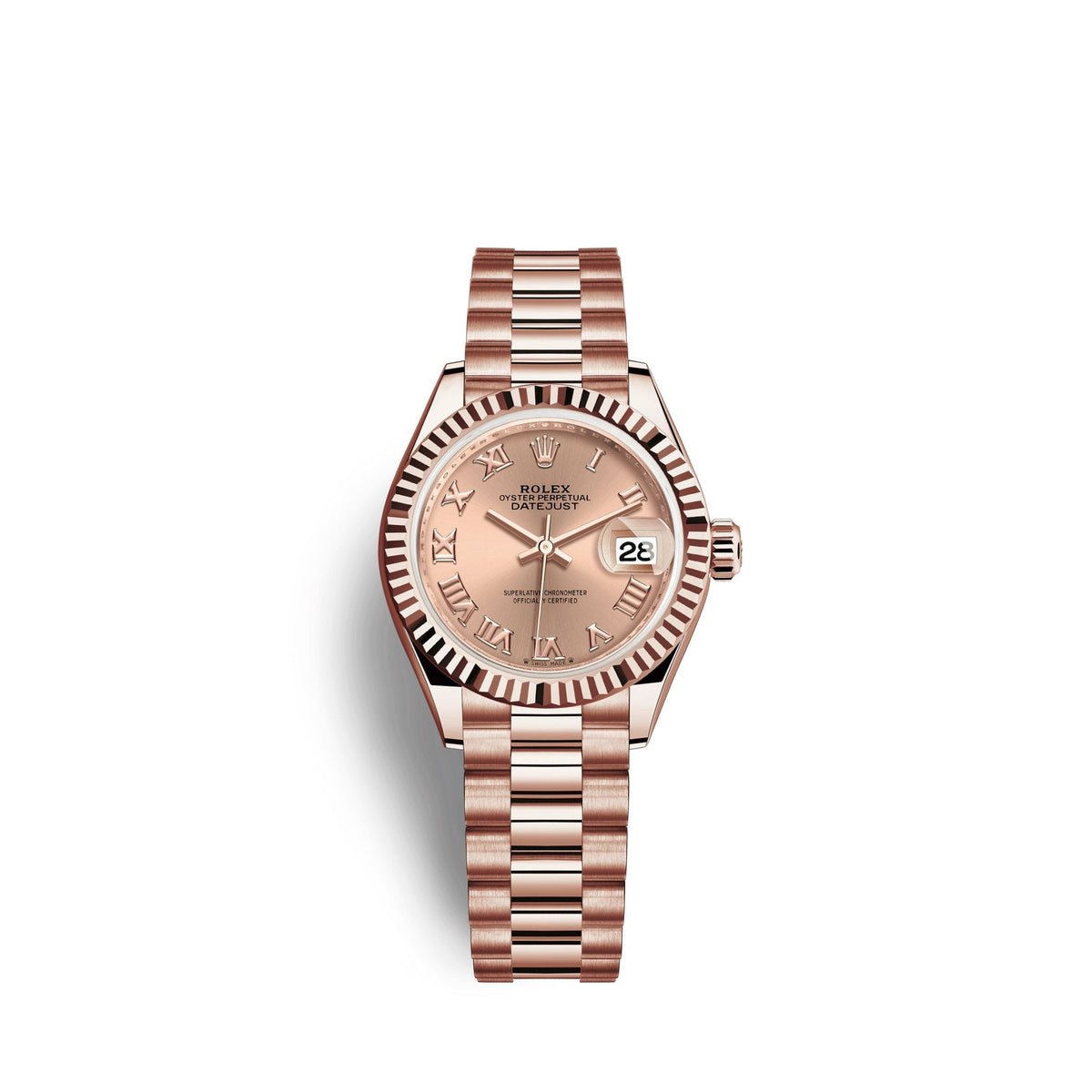 Lady-Datejust 28, 18k Everose Gold, Ref# 279175-0027