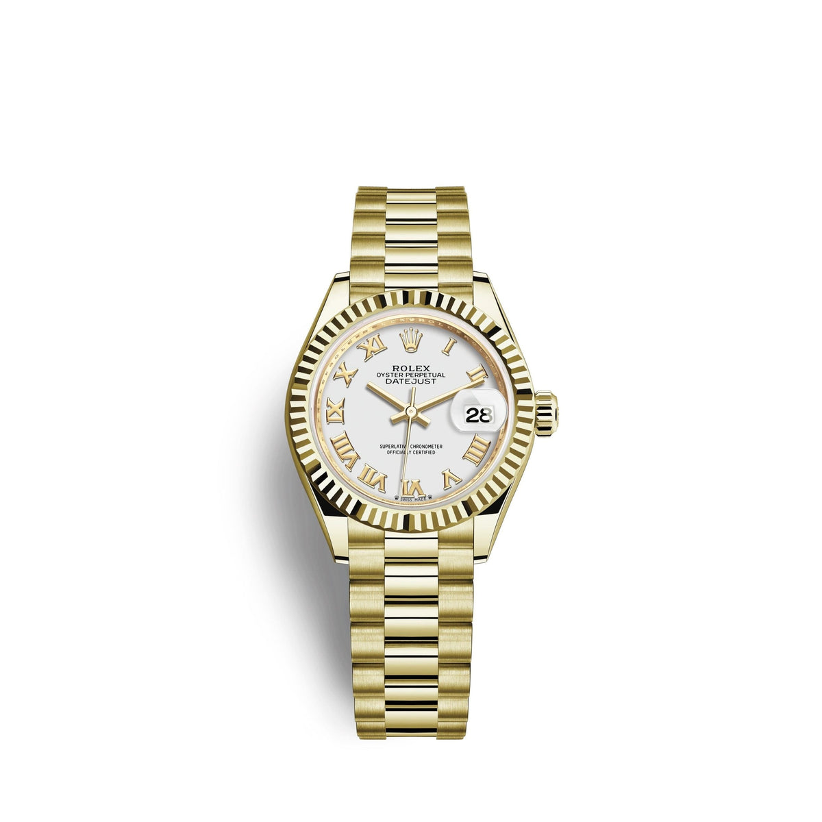 Lady-Datejust 28, 18k Yellow Gold, Ref# 279178-0029