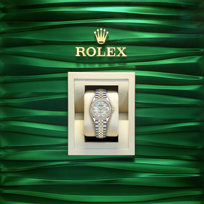 Lady-Datejust 28, Oystersteel and 18k Yellow Gold, Ref# 279383RBR-0019