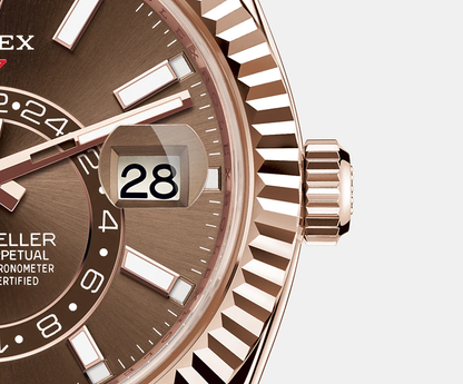 Sky-Dweller 40.5mm, 18k Everose Gold, Ref# 326935-0006