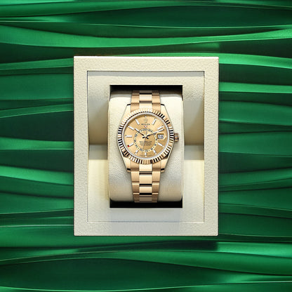 Sky-Dweller, 42mm, 18k Yellow Gold, Ref# 336938-0001