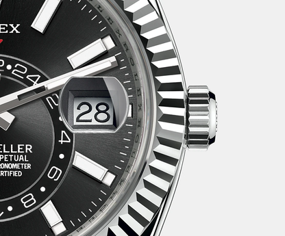 Sky-Dweller 42mm, Oystersteel and 18k White Gold, Ref# 326934-0006