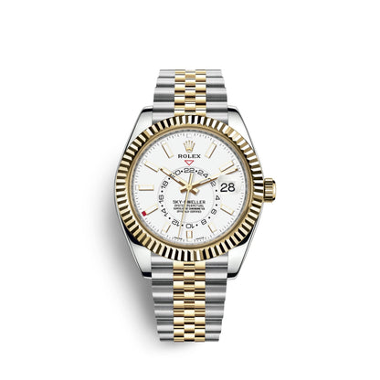 Sky-Dweller 42mm, Oystersteel and 18k Yellow Gold, Ref# 326933-0010