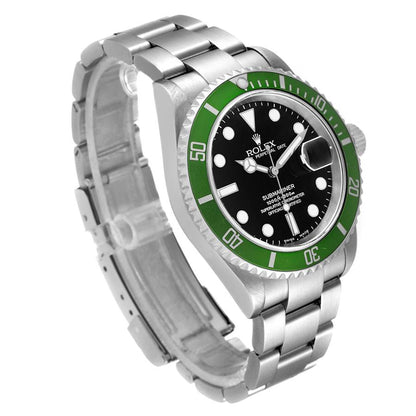 Submariner Green 50th Anniversary Steel Mens Watch 16610LV