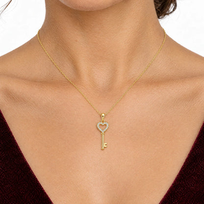 Rosalie 18K Gold Plated 925 Sterling Silver Cubic Zirconia Necklace