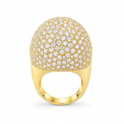 Rosalind 18K Gold Plated 925 Sterling Silver Cubic Zirconia Ring