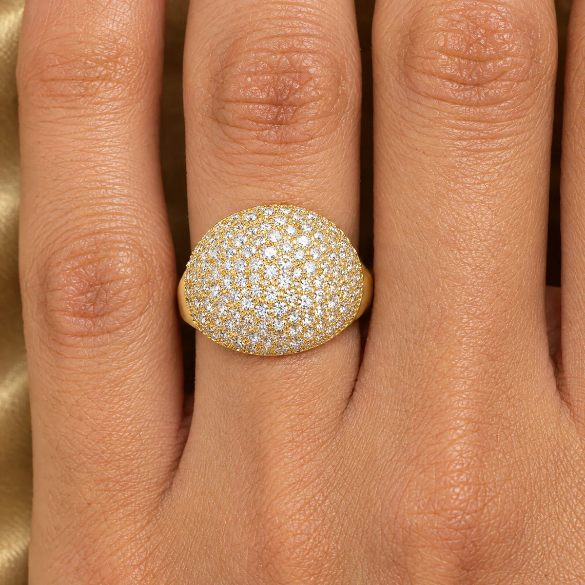 Rosalind 18K Gold Plated 925 Sterling Silver Cubic Zirconia Ring