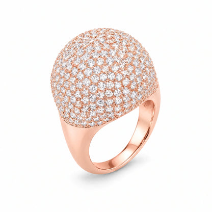 Rosalind 18K Gold Plated 925 Sterling Silver Cubic Zirconia Ring