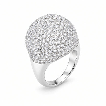 Rosalind 18K Gold Plated 925 Sterling Silver Cubic Zirconia Ring