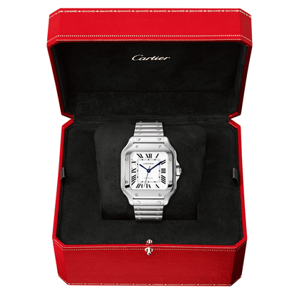 Santos de CT Medium Steel Bracelet/Strap Watch