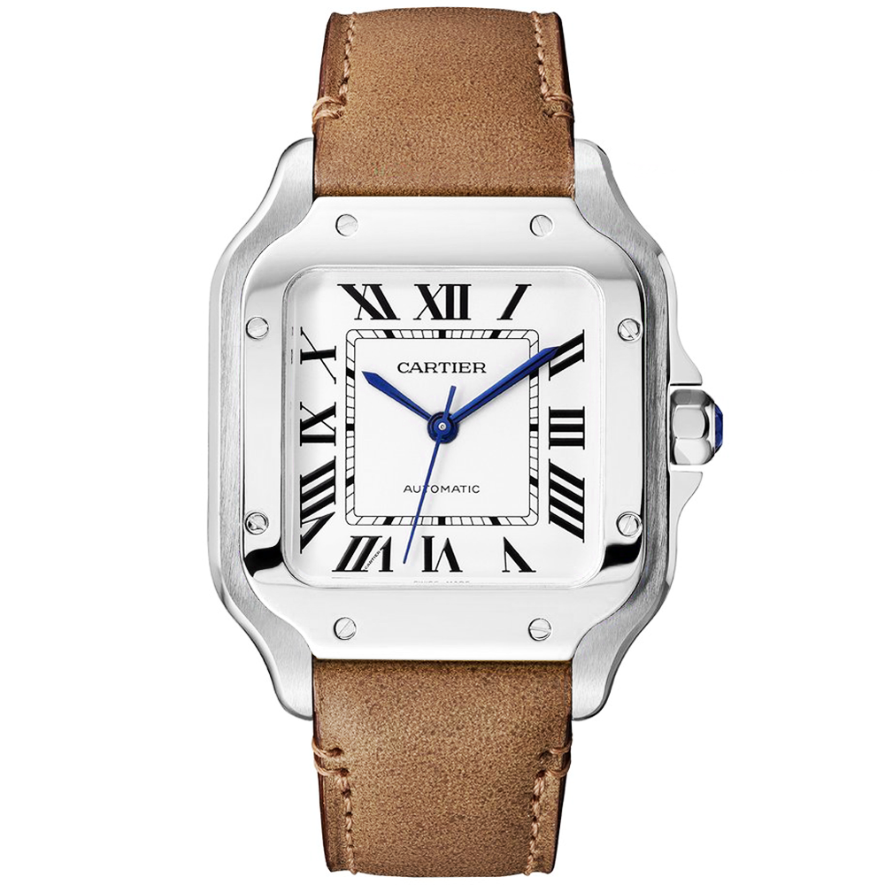 Santos de CT Medium Steel Bracelet/Strap Watch