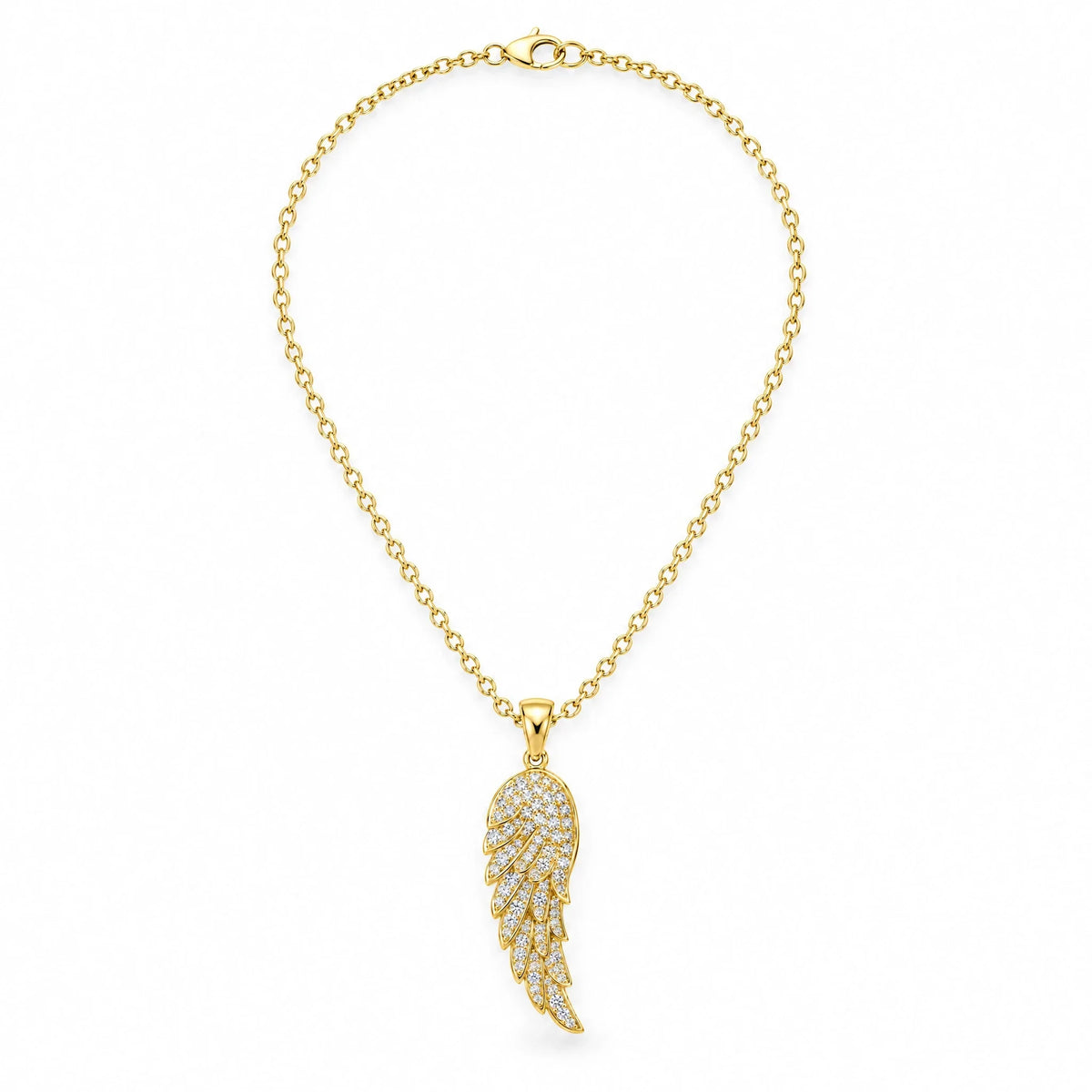 Seraphina 18K Gold Plated 925 Sterling Silver Cubic Zirconia Necklace