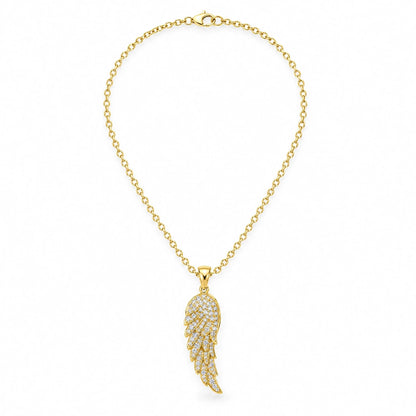 Seraphina 18K Gold Plated 925 Sterling Silver Cubic Zirconia Necklace
