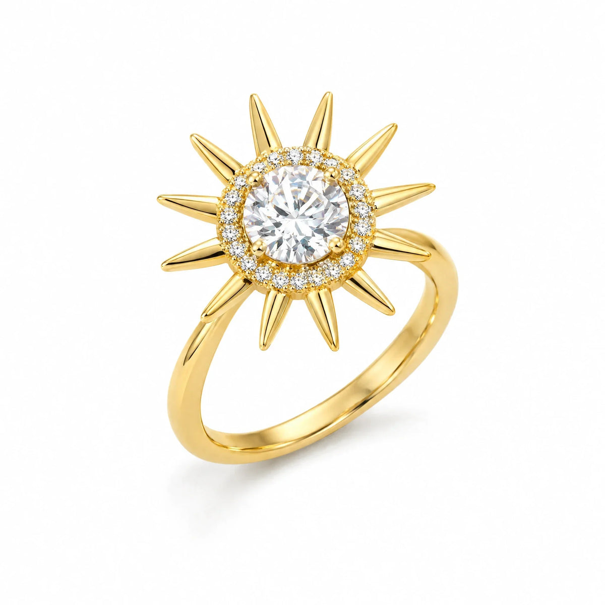 Soleia 18K Gold Plated 925 Sterling Silver Cubic Zirconia Ring