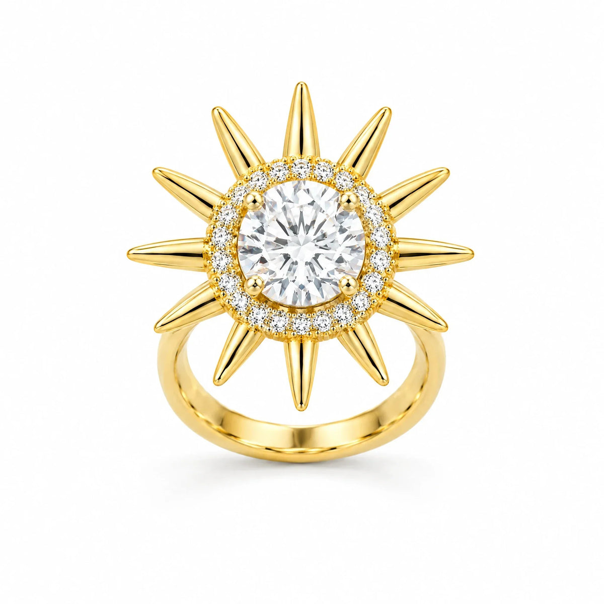 Soleia 18K Gold Plated 925 Sterling Silver Cubic Zirconia Ring