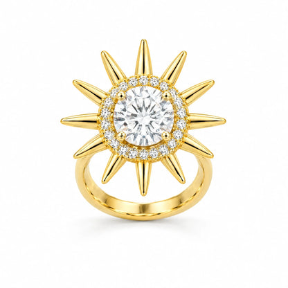 Soleia 18K Gold Plated 925 Sterling Silver Cubic Zirconia Ring