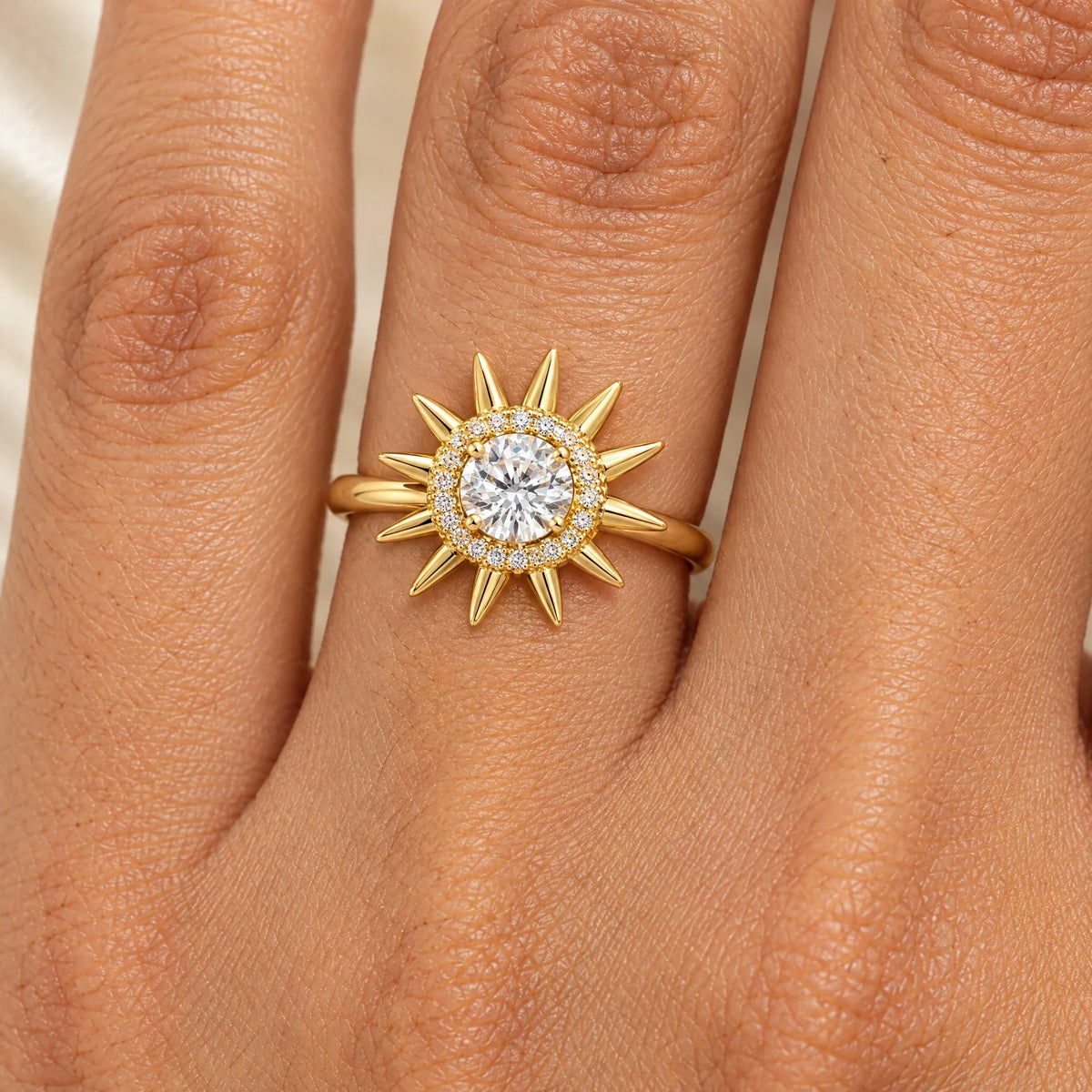 Soleia 18K Gold Plated 925 Sterling Silver Cubic Zirconia Ring