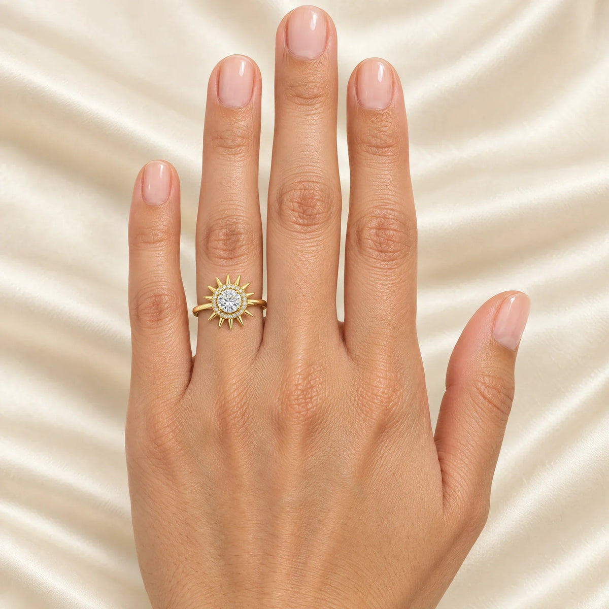 Soleia 18K Gold Plated 925 Sterling Silver Cubic Zirconia Ring