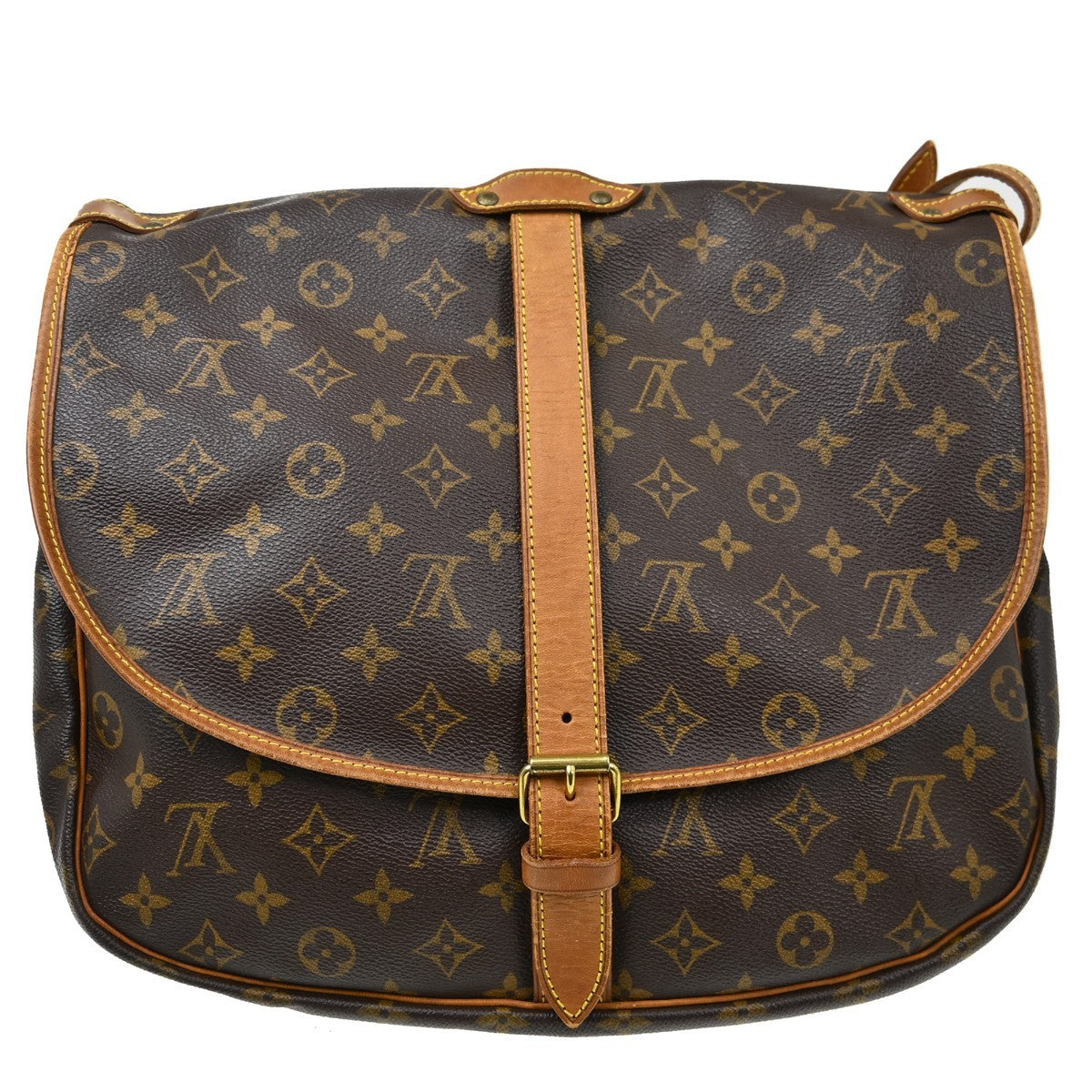 Saumur Handbag Monogram Canvas 35