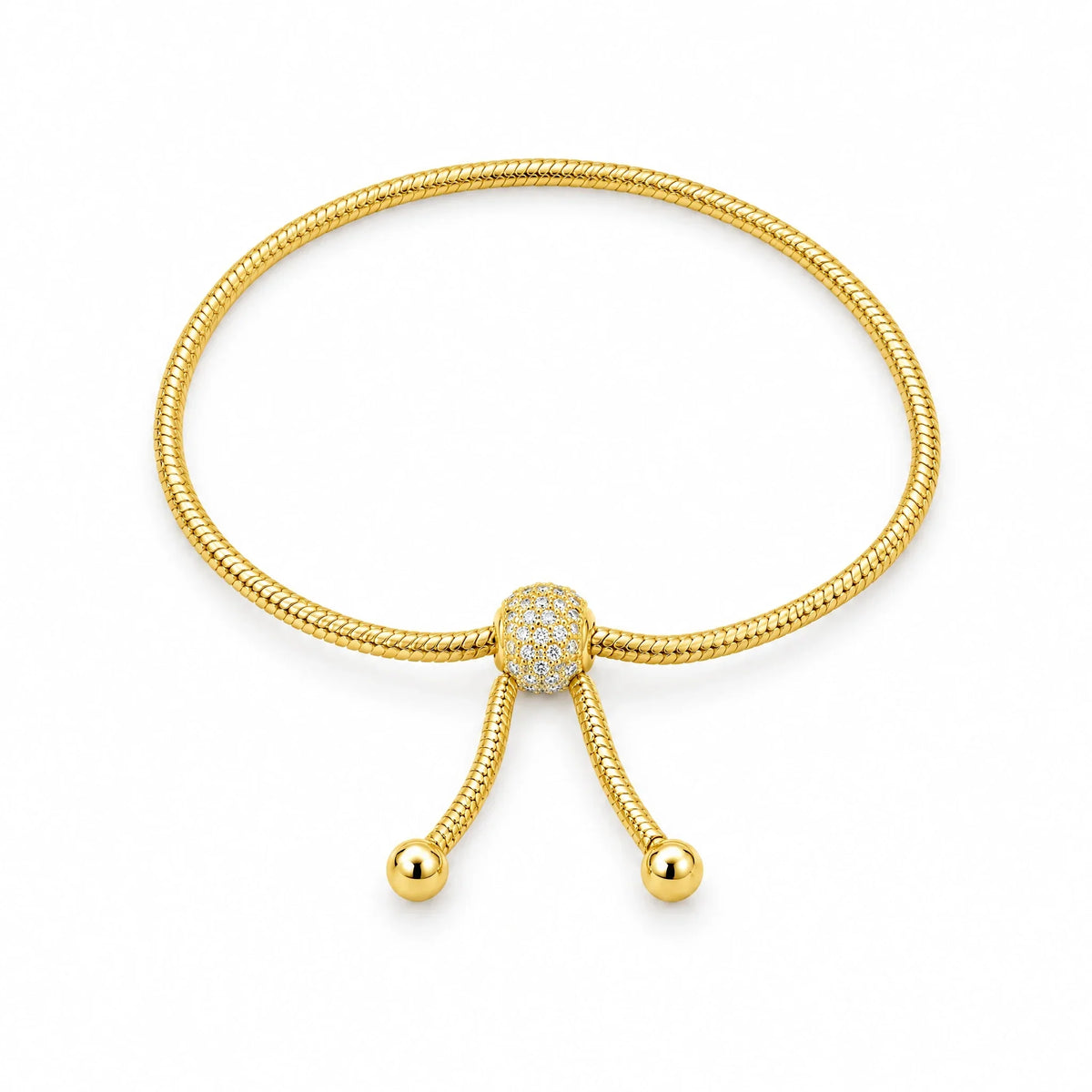Talia 18K Gold Plated 925 Sterling Silver Cubic Zirconia Bracelet