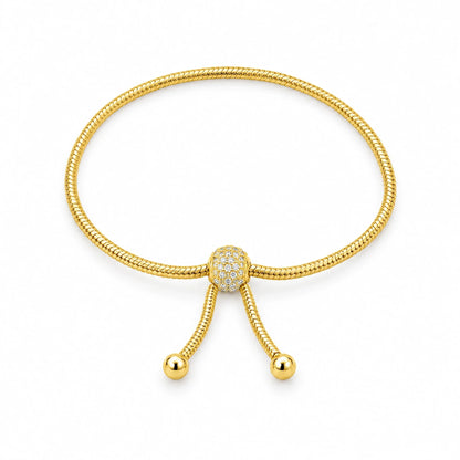 Talia 18K Gold Plated 925 Sterling Silver Cubic Zirconia Bracelet