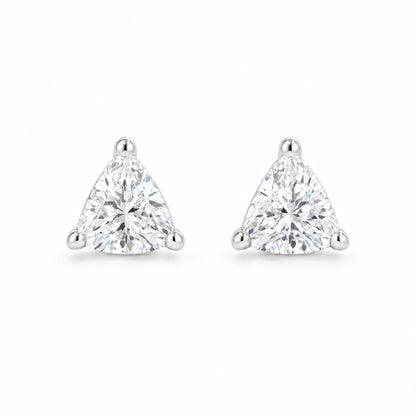 Trinity 18K Gold Plated 925 Sterling Silver Cubic Zirconia Earrings