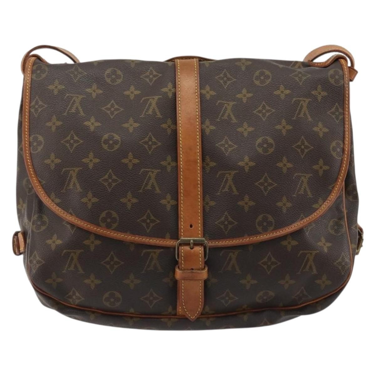 Saumur Handbag Monogram Canvas 35