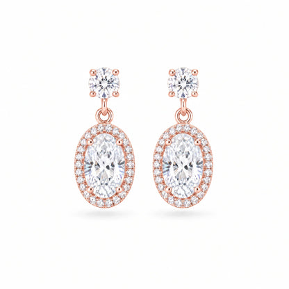 Valencia 18K Gold Plated 925 Sterling Silver Cubic Zirconia Earrings