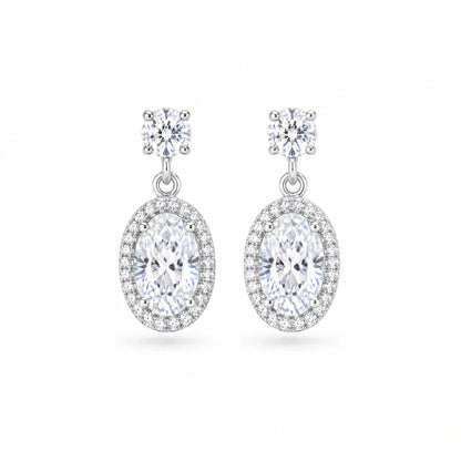 Valencia 18K Gold Plated 925 Sterling Silver Cubic Zirconia Earrings