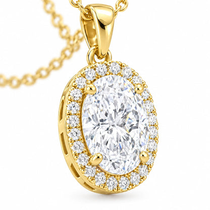 Valencia 18K Gold Plated 925 Sterling Silver Cubic Zirconia Necklace